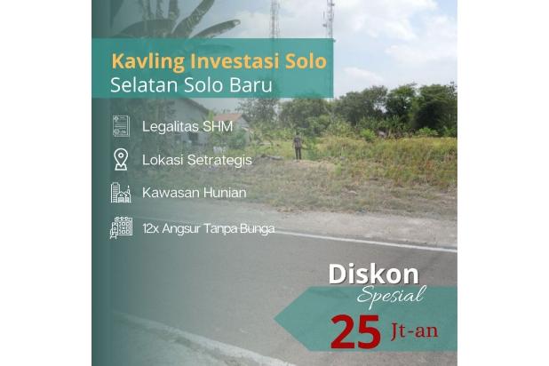 TANAH SOLO 1 JT-AN KAWASAN SOLO BARU