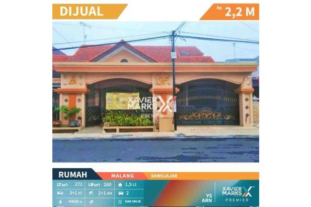 B191 Dijual Rumah Modern Dan Terawat 1,5 Lantai di Sawojajar 2 Malang Kota