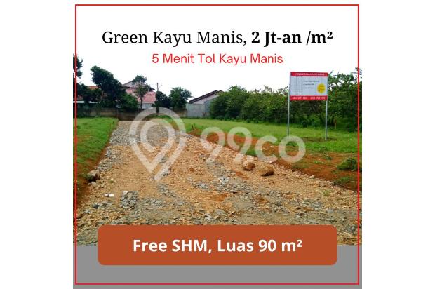 Tanah Murah Siap Bangun, Dekat Tol Kayu Manis