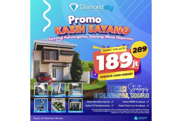 Rumah Minimalis Di Kalanganyar Sidoarjo, Diamond City Juanda