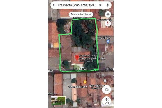 Dijual Tanah Dan Bangunan di Area Pondok Pinang Jln. H Mindar Jakarta Selatan 
