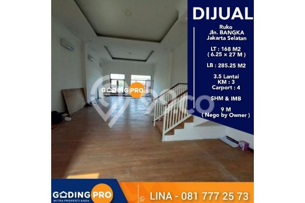 Dijual Ruko Jln. Bangka Jakarta Selatan