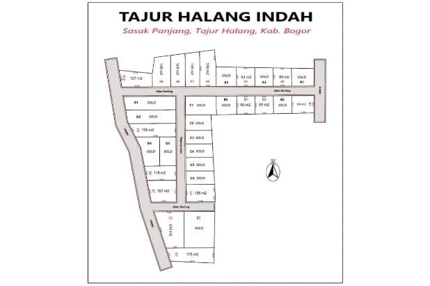 Tanah Kapling Bogor Dekat Jalan Tegar Beriman; Hanya 1 Jt-an