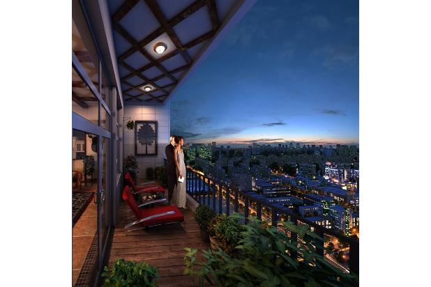 Apartemen 2 Lantai tipe 3 Br Furnish Free Dp Booking Fee cuma