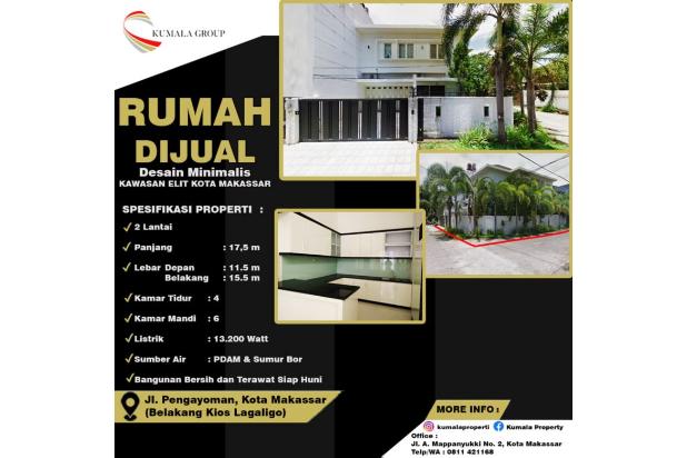 DIJUAL RUMAH MEWAH di Kawasan Elit Kota Makassar