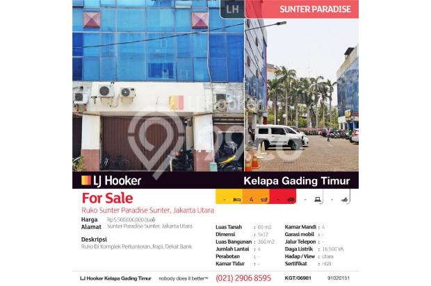 Ruko Sunter Paradise Sunter, Jakarta Utara
