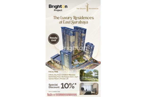 APARTMENT THE GALAXY RESIDENCES SURABAYA CONECTING GALAXY MALL