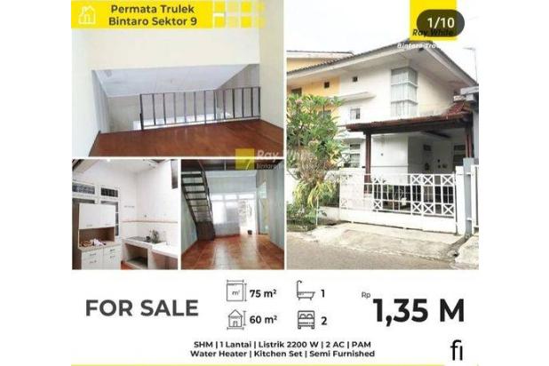 Rumah rapi siap huni di Bintaro Jaya Sektor 9, Tangsel