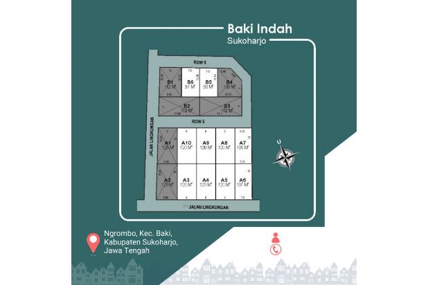 Tanah Solo Kaplingan di Baki , SHM