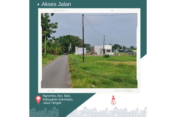 Tanah Solo Kaplingan di Baki , SHM