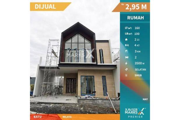 B080 Dijual Villa Cantik With Private Poll Baru Gress di Nilaya Batu