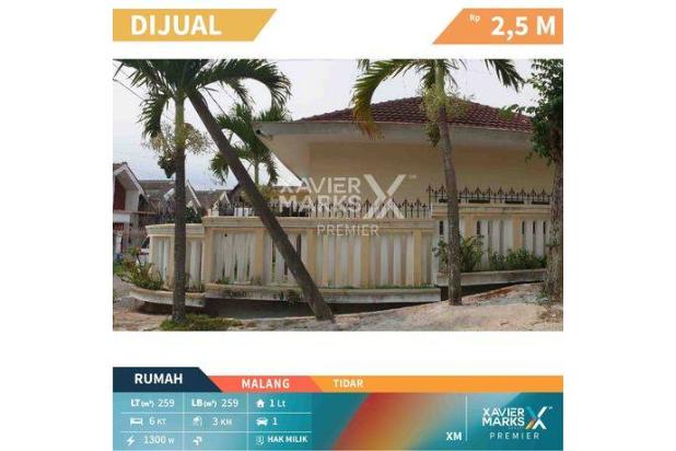 D1186, Rumah Row Jalan Lebar Full Bangunan di Area Tidar Malang