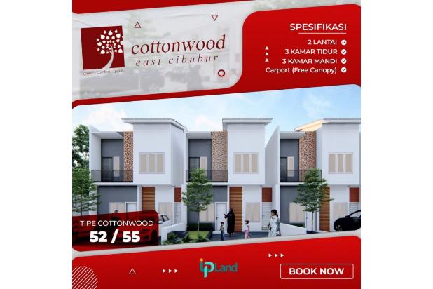 Rumah Syariah 2 lantai Murah di Cileungsi Cibubur Timur