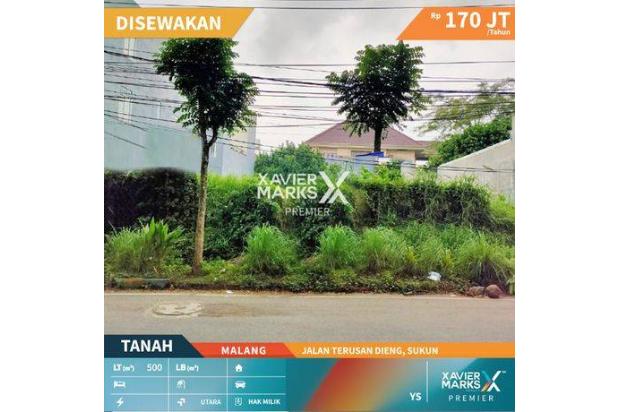 Tanah Kavling di Jalan Terusan Dieng Malang Strategis Poros