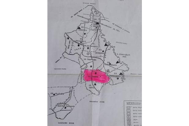 Dijual Tanah SHM 14826 m² di Desa sodong tigaraksa