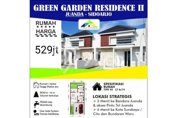 Rumah green residence juanda sidoarjo sedati dekat bandara tol