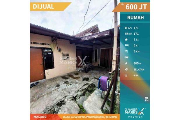 Rumah di Jalan La Sucipto Pandanwangi Blimbing Malang 