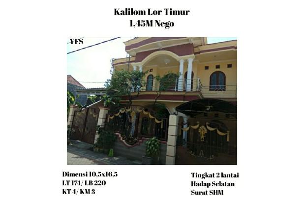 Rumah kalilom lor timur kedinding surabaya siap huni termurah