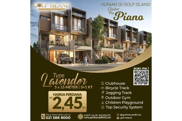 Dijual rumah piano golf island pik pantai indah kapuk jakarta
