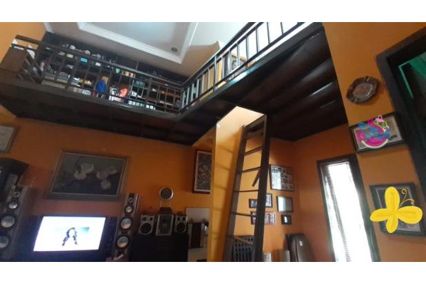 Rumah 1.5Lt, Hdp Selatan, Lingk. Nyaman dlm Cluster di Bukit Cinere, Gandul
