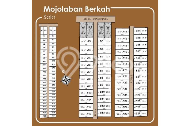 Kavling Solo  Timur Pasar Kliwon