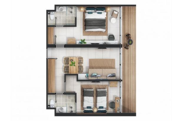 2BR Citadines Berawa Beach Bali