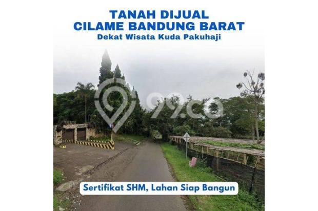 Tanah Bandung Barat Dekat Cimareme Cimahi Cicil 12x Tanpa Bunga
