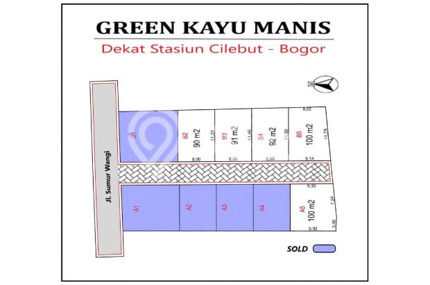 Kaplingan Bogor Dekat Pintu Tol Kayu Manis; Terima SHM Pecah