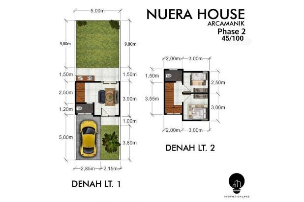 Rumah baru 2 lantai dan nyaman di arcamanik dekat antapani