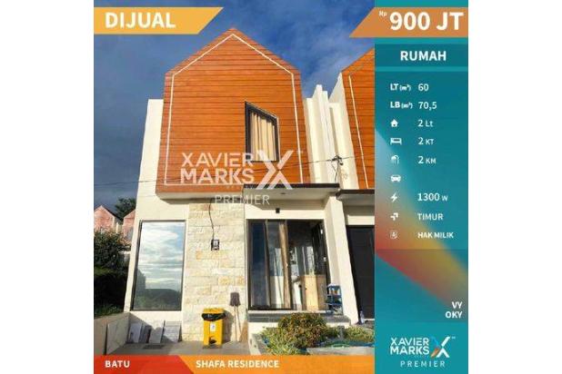 D1193, Rumah Modern Minimalis View Gunung di Shafa Residence Batu
