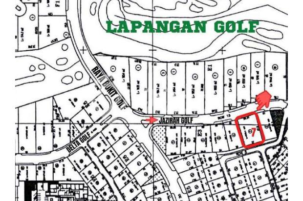 Tanah Kavling Citraland Bukit Golf Cluster Jazirah Golf E3 No 7