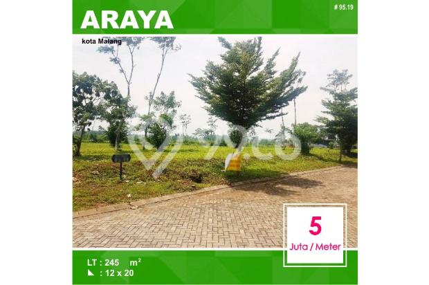 Tanah Kavling Luas 245 di Palm Valley Araya Malang _ 95.19