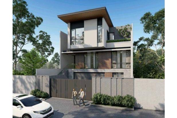 Rumah baru di setraduta dibangun dengan gaya arsitektur minimalis modern 