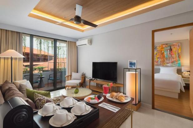 Kamar 2BR Apartemen Beachwalk Kuta 