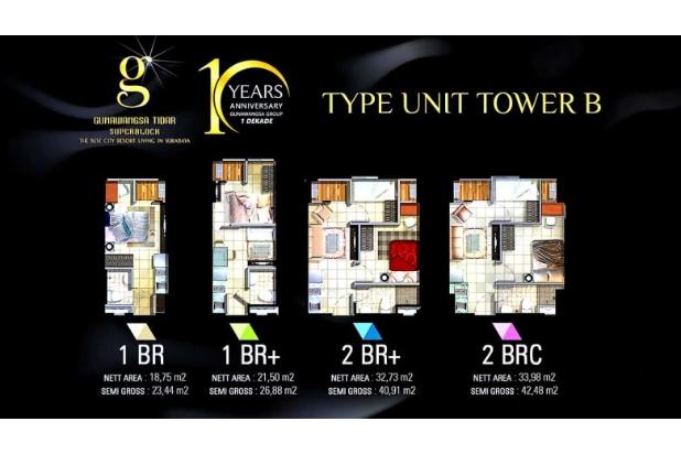 Apartemen Gunawangsa Tidar Tower B Harga 300JTAN