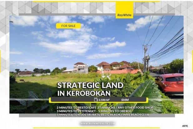 Land for Sale Located In Kerobokan
-ARYL
Suitable for office, restaurant, spa and any commercial

Land size 3.590
