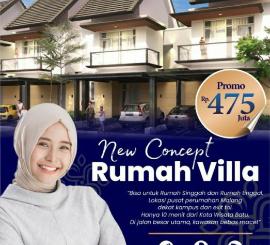 *Rumah modern di poros raya Kepuh Karangploso Malang*