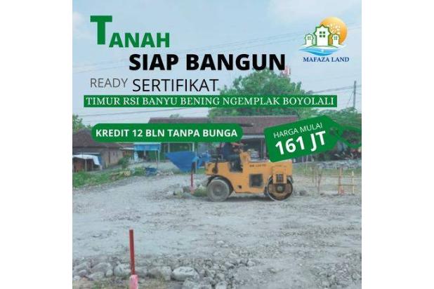 Dijual Tanah Kavling Siap Bangun di Dekat Waduk Cengklik SHM Siap
