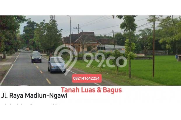 JUAL Tanah LD 90 mtr, NOL Jln Raya Propinsi-NGAWI, Prospektif