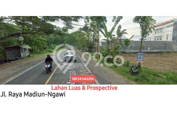 JUAL Tanah LD 90 mtr, NOL Jln Raya Propinsi-NGAWI, Prospektif
