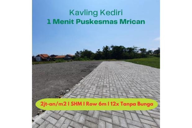 Kavling Kediri Cocok Bangun Kos 2 jt an/m2,  6 Menit Universit