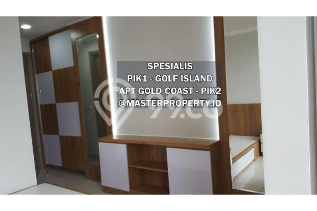Dijual Apartemen Gold Coast PIK 1BR, 34m2, Sea View, Furnished