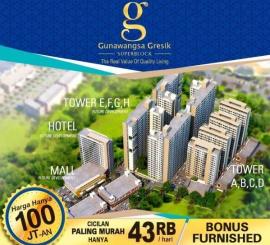 Apartement Gunawangsa Gresik Cicilan MURAH, KEBUANGETAN MURAH NYA