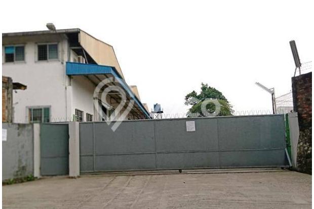 Gudang Dan Parbik di Citeureup Bogor. Luas Tanah 11433 m2. SHGB PT