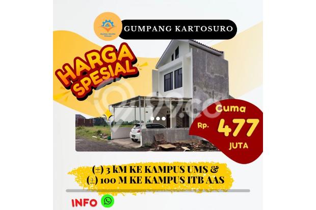 Rumah dua lantai Gumpang Kartasura