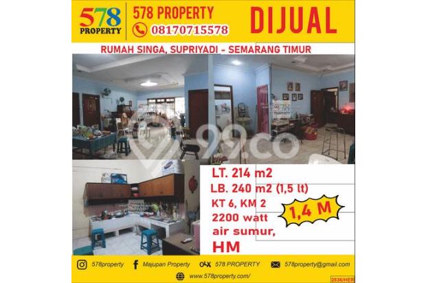Rumah Tengah Kota Di Singa Supriyadi, Semarang Timur