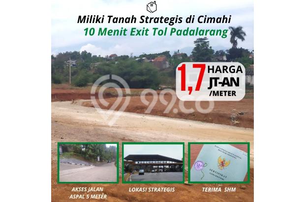 Tanah Strategis Cimahi, Dekat Jalan Raya Cimareme, Legaitas SH
