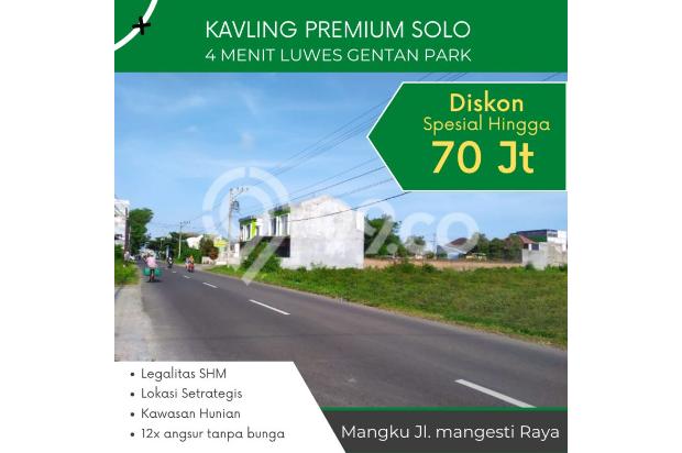 PROMO KHUSUS: Tanah Solo Tepi Jl Raya Mangesti