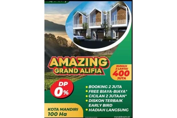jual Dijual Rumah Keren Luas KPR Promo Grand Alifia Cluster