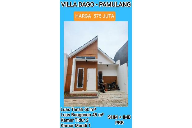 JUAL RUMAH NEW BRAND MINIMALIS KOMPLEK VILLA DAGO PAMULANG